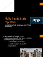 Noile Instituții Ale Republicii