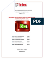 Administracion de La Seguridad en Obra, Grupo 2. Plan de Seguridad