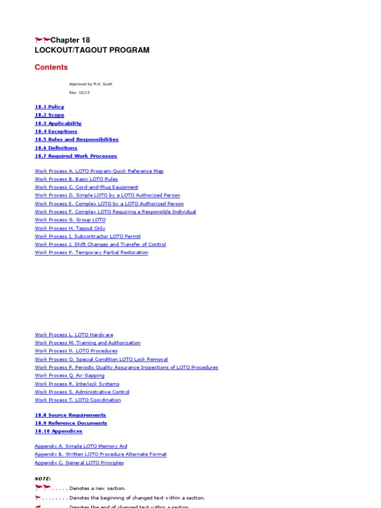 Lockout Tagout Program | Download Free PDF | Electricity | Manufactured ...