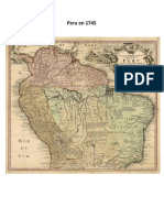 Perú y Tierra Firme en 1745