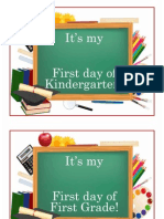 Educator's First Days of School