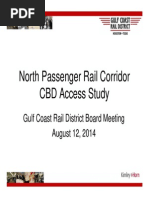 Gulf Coast Rail District Northwest Passenger Rail Route Study