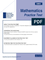 IBT Practice Test Grade 8 Maths