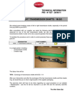 Left & Right Transmission Shafts / M.Go: Technical Information P60 - #027 - 28/06/11