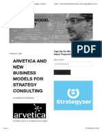 Arvetica and New Business Models For Strategy Consulting - Business Model Alchemist