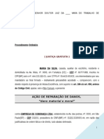 Acao Indenizacao Dano Moral Material Acidente Trabalho Ler Dort PETICOES ONLINE-KIT