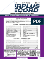 SEPTEMBER 2014 Surplus Record Machinery & Equipment Directory