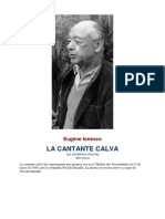 La Cantante Calva de Eugène Ionesco