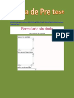 Liga de Pretest