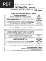 tfg 2014 calendario 2 semestre