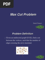 Max Cut Problem: Daniel Natapov