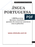 Concursos 1000 Testes de Portugues