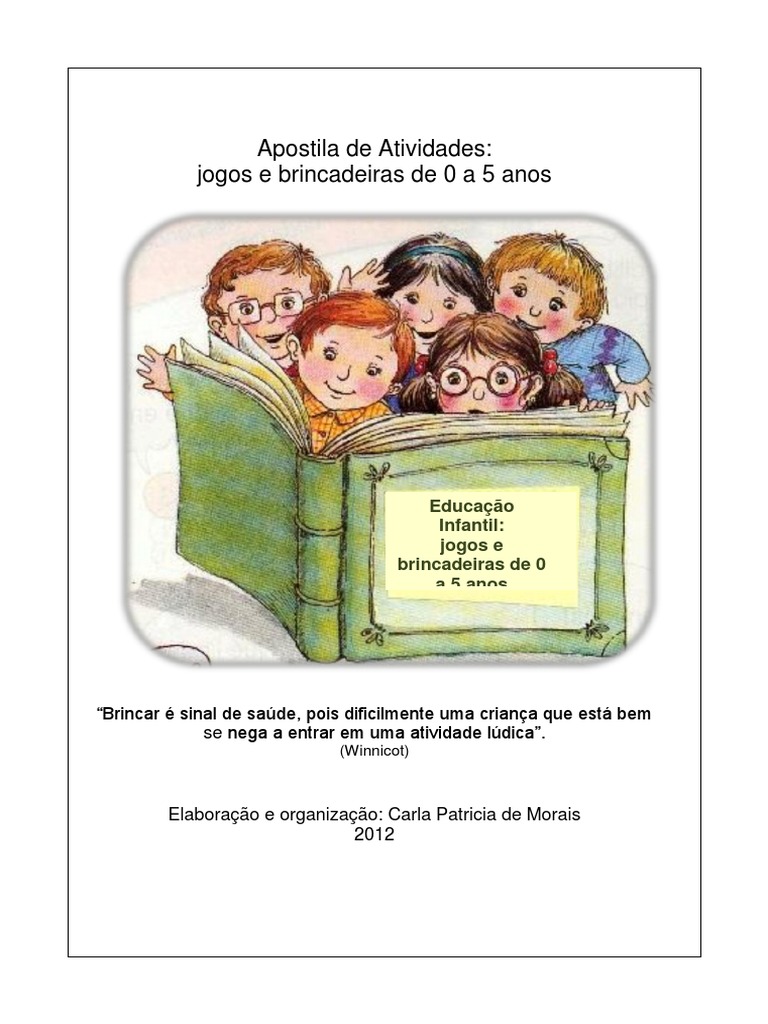 Atividades para Educação Infantil - Apostila | PDF | Roupas | Percepção