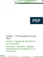 Unidad 1. El Procesador de Textos Word