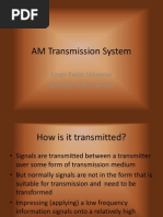 AM Transmission System: Emer Paolo Sidamon Christian Dave Santos