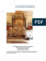 Carta Circular Sobre o Sinal Da Paz Na Santa Missa