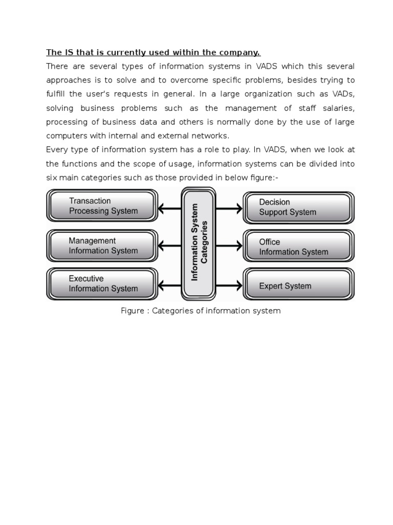 Group Assigment VADS PDF Decision Support System Information System