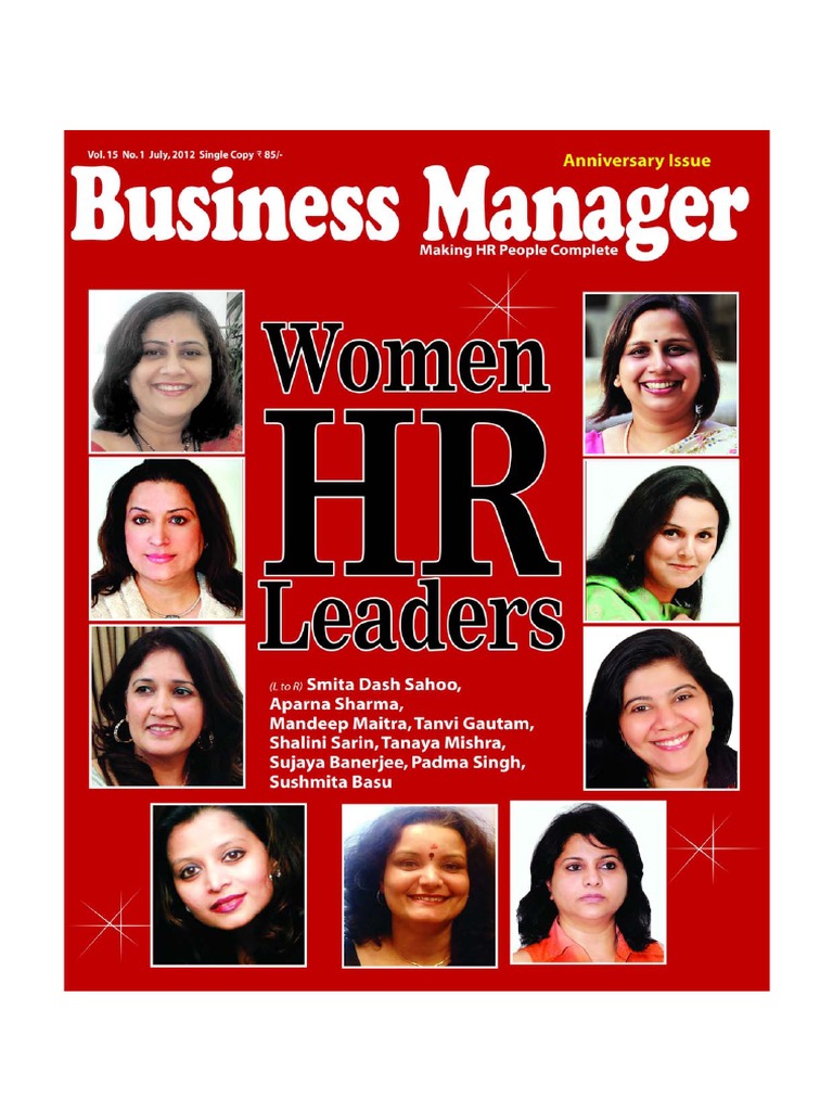 Women HR Leaders - Business Manager-HR Magazine | PDF | Employment ...