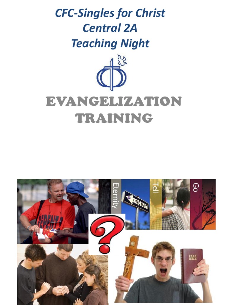 Evangelization Training for CFC-SFC | PDF