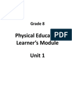 Learning Module Pe - Grade 8