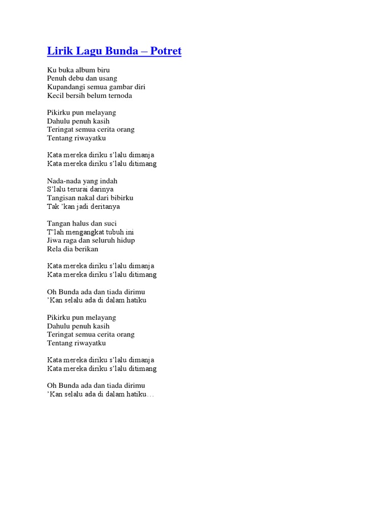 Lirik Ku Buka Album Biru Tebak Gambar