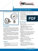 Model 1535: 2-Inch Stainless Steel Pressure Gauges For Semiconductor