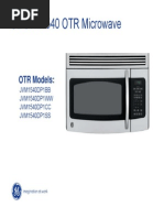 GE JVM1540 OTR Microwave