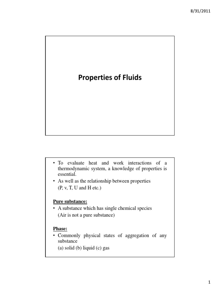 3 Properties of Fluids PDF