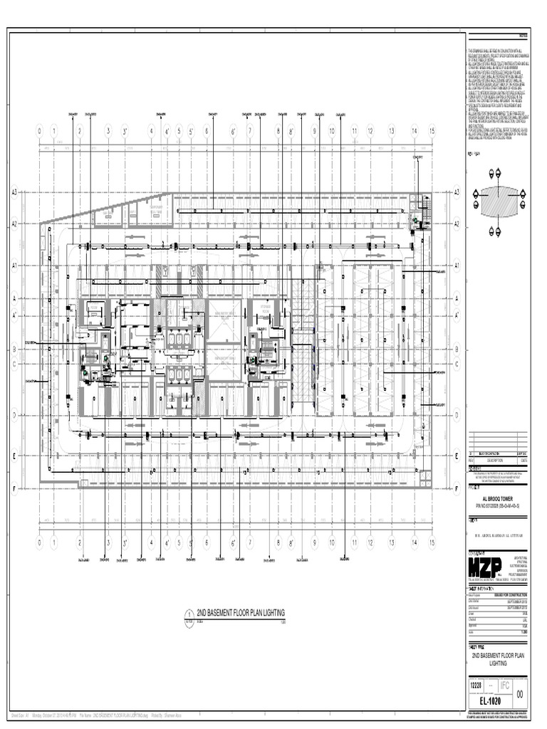2nd Basement Floor Lighting Plan | PDF | Building Technology ...