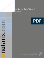 Enotaris Ms Word 2.0