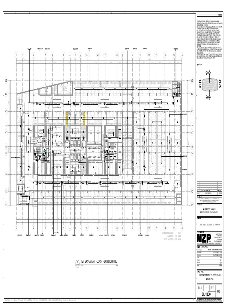 1st Basement Floor Plan Lighting | PDF | Boiler | Steam