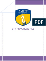 C ++ Practical File