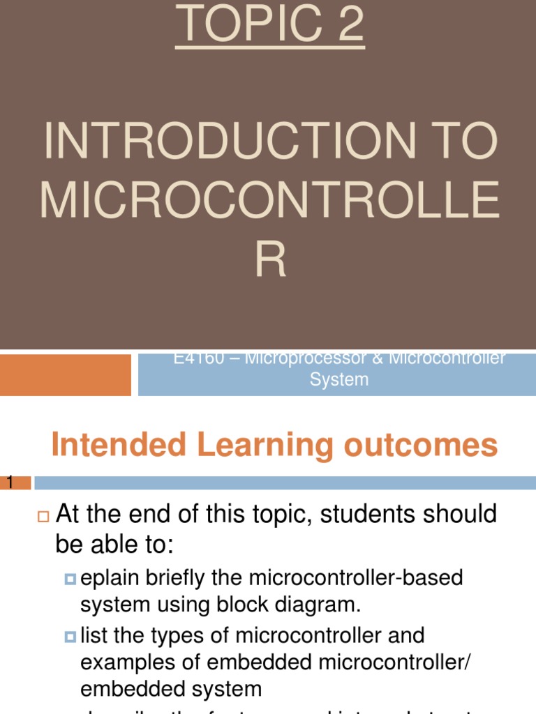E4160 - Microprocessor & Microcontroller System | PDF | Pic ...