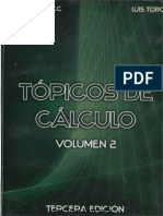Tópicos de Cálculo Vol. II - Mitacc
