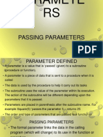Parameters
