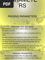 Parameters