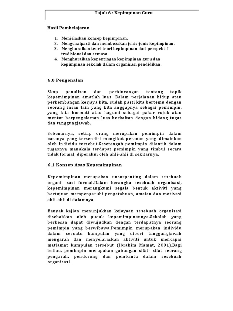 Tajuk 6 Pdf