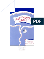1169 Clothing Care Guide