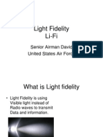 Light Fidelity Li-Fi: Senior Airman David United States Air Force