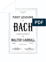 BACH-Carroll First Lessons in Bach PF
