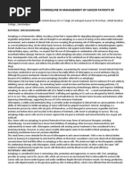 Assessment of Role of CHQ in Prevention in Cancer