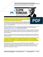 Teledyne and Henry Singleton A CS of A Great Capital Allocator