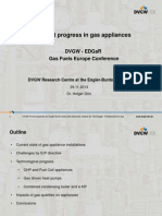 Recent Progress in Gas Appliances