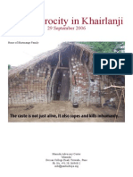 Caste Atrocity in Khairlanji: 29 September 2006