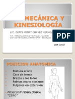 1ra Clase de Biomecánica y Kinesiología