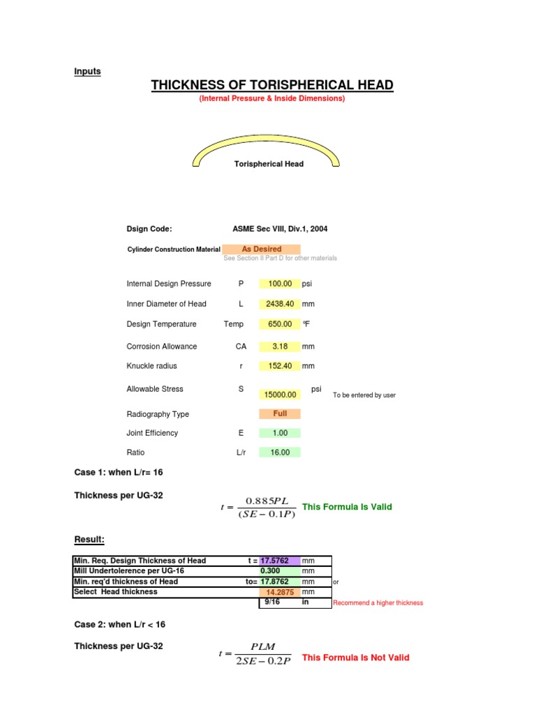 Design Calculations For Pressure Vessels PDF Pipe (Fluid Conveyance