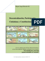 Descentralización, Participación Ciudadana y Constitucionalidad.