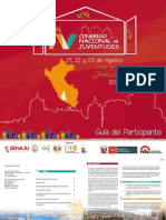 Guía del participante del IV Congreso Nacional de Juventudes