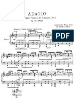 Bach Adagio From Organ Toccata in C Myra Hess Piano $5.99