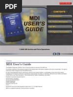 MDI GM Users Manual